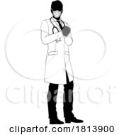 07/13/2024 - Doctor Man Medical Silhouette Healthcare Person