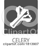 07/13/2024 - Celery Vegetable Food Allergen Icon Concept