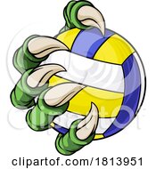 Poster, Art Print Of Claw Softball Baseball Ball Dragon Monster Hand