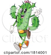 07/15/2024 - Cactus Mascot Licensed Stock Image