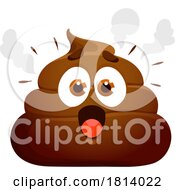 Surprised Pile Of Poo Licensed Cartoon Clipart