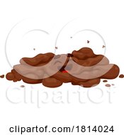 Poster, Art Print Of Pile Of Diarrhea Poo Licensed Cartoon Clipart