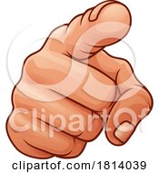 Want You Pointing Finger Cartoon Hand Icon