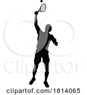 07/15/2024 - Tennis Player Man Sports Person Silhouette