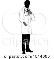 07/16/2024 - Doctor Man Medical Silhouette Healthcare Person