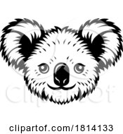 Koala Bear Animal Woodcut Vintage Icon Mascot