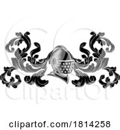 07/17/2024 - Coat Of Arms Crest Knight Helmet Heraldry Design