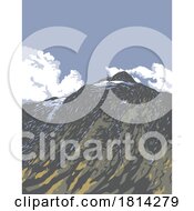 Poster, Art Print Of Mount Cook National Park South Island Of New Zealand Wpa Poster Art