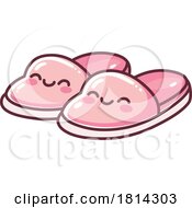 Poster, Art Print Of Slippers Kawaii Styled Licensed Stock Image