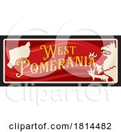 Travel Plate Design For West Pomerania