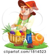 Garden Gnome With Produce by Vector Tradition SM