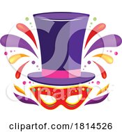 Carnival Mask And Hat Licensed Stock Image by Vector Tradition SM