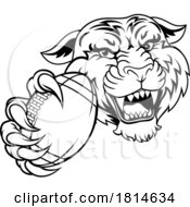 Poster, Art Print Of Tiger American Football Sports Team Animal Mascot