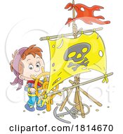 Poster, Art Print Of Boy Pirate Licensed Stock Image