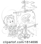 Poster, Art Print Of Boy Pirate Licensed Stock Image