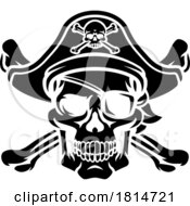 Pirate Hat Skull And Crossbones Cartoon