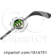 Ice Hockey Stick Claw Cartoon Monster Animal Hand