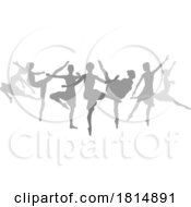 Ballet Dancer Silhouette Dancers Poses Silhouettes