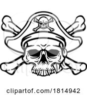 Pirate Hat Skull And Crossbones Cartoon