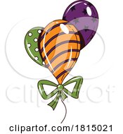 Halloween Party Balloons Clipart by Vector Tradition SM