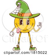 Halloween Witch Emoji Clipart by Vector Tradition SM