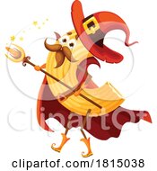 Halloween Cornetti Rigati Pasta Character Clipart