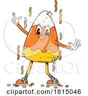 Halloween Candy Corn Mascot Clipart