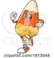 Halloween Candy Corn Mascot Clipart