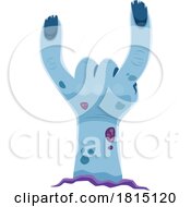 Poster, Art Print Of Halloween Zombie Hand Clipart