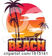 Poster, Art Print Of Tropical Beach Travel Design