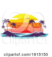 Poster, Art Print Of Tropical Beach Travel Design