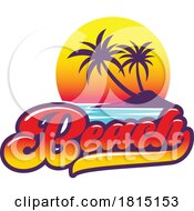 Poster, Art Print Of Tropical Beach Travel Design