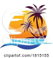 Poster, Art Print Of Tropical Beach Travel Design