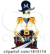 Pirate Skeleton Clipart by Vector Tradition SM