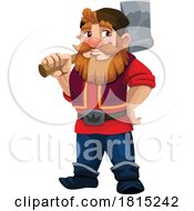 Gnome With An Axe Clipart by Vector Tradition SM