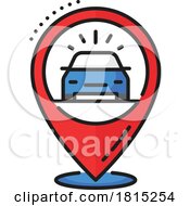 Car Map GPS Pin by Vector Tradition SM