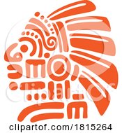 Aztec Chief Totem Clipart