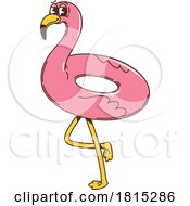 Flamingo Inner Tube Clipart