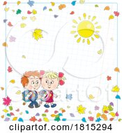 Poster, Art Print Of Cartoon Children Going Back To School Clipart