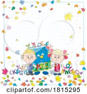 Poster, Art Print Of Cartoon Children Going Back To School Clipart