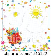 Poster, Art Print Of Cartoon Backpack Mascot Clipart