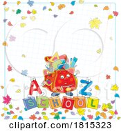 Poster, Art Print Of Cartoon Backpack Mascot Clipart