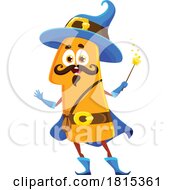 Wizard Number 1 Mascot Clipart