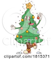 Poster, Art Print Of Christmas Tree Mascot Clipart