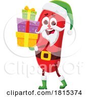 Christmas Barberry Mascot Clipart