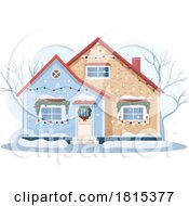 Poster, Art Print Of Winter House Clipart