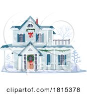 Poster, Art Print Of Winter House Clipart