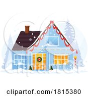 Winter House Clipart by Vector Tradition SM