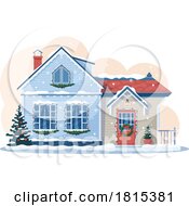 Poster, Art Print Of Winter House Clipart