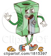 Pencil Sharpener School Mascot Clipart